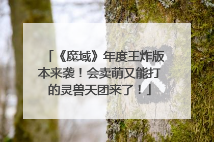 《魔域》年度王炸版本来袭！会卖萌又能打的灵兽天团来了！