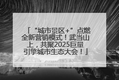“城市景区+”点燃全新营销模式！武当山上，共聚2025巨量引擎城市生态大会！