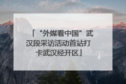 “外媒看中国”武汉段采访活动首站打卡武汉经开区