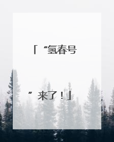 “氢春号”来了！