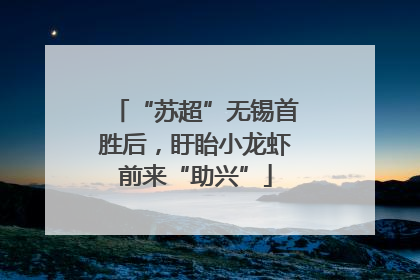 “苏超”无锡首胜后，盱眙小龙虾前来“助兴”