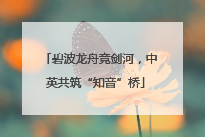 碧波龙舟竞剑河，中英共筑“知音”桥