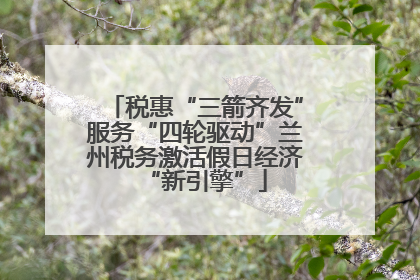 税惠“三箭齐发”服务“四轮驱动”兰州税务激活假日经济“新引擎”