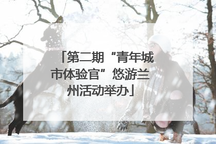 第二期“青年城市体验官”悠游兰州活动举办