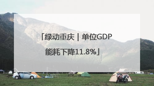 绿动重庆｜单位GDP能耗下降11.8%