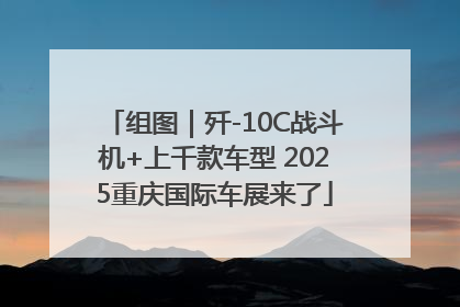 组图｜歼-10C战斗机+上千款车型 2025重庆国际车展来了