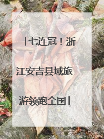七连冠！浙江安吉县域旅游领跑全国
