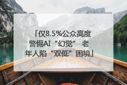 仅8.5%公众高度警惕AI“幻觉” 老年人陷“双低”困境