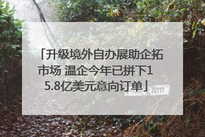 升级境外自办展助企拓市场 温企今年已拼下15.8亿美元意向订单