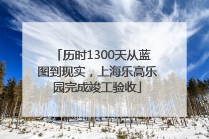 历时1300天从蓝图到现实，上海乐高乐园完成竣工验收