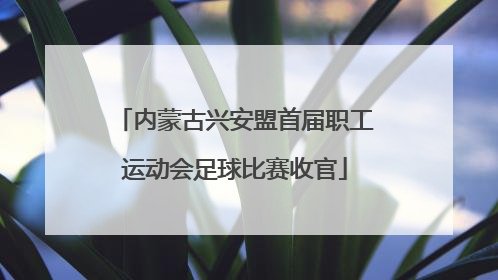 内蒙古兴安盟首届职工运动会足球比赛收官