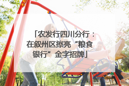 农发行四川分行：在叙州区擦亮“粮食银行”金字招牌