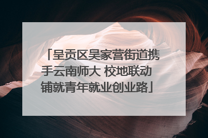 呈贡区吴家营街道携手云南师大 校地联动铺就青年就业创业路