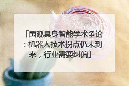 围观具身智能学术争论：机器人技术拐点仍未到来，行业需要纠偏
