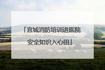 宜城消防培训进医院 安全知识入心田