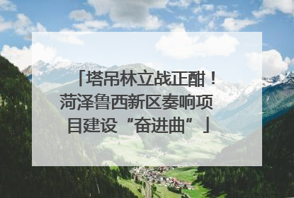 塔吊林立战正酣！菏泽鲁西新区奏响项目建设“奋进曲”