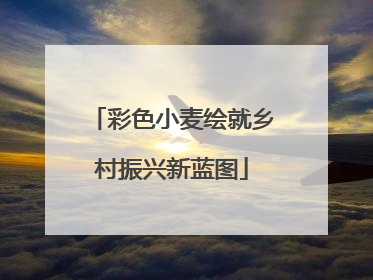 彩色小麦绘就乡村振兴新蓝图