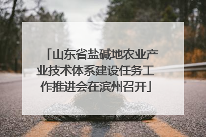山东省盐碱地农业产业技术体系建设任务工作推进会在滨州召开