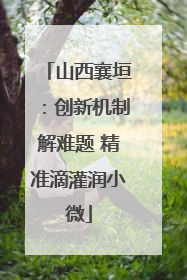 山西襄垣：创新机制解难题 精准滴灌润小微