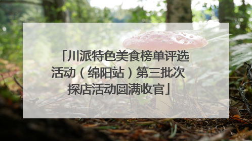 川派特色美食榜单评选活动（绵阳站）第三批次探店活动圆满收官