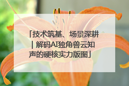 技术筑基、场景深耕｜解码AI独角兽云知声的硬核实力版图