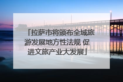 拉萨市将颁布全域旅游发展地方性法规 促进文旅产业大发展