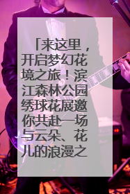 来这里，开启梦幻花境之旅！滨江森林公园绣球花展邀你共赴一场与云朵、花儿的浪漫之约