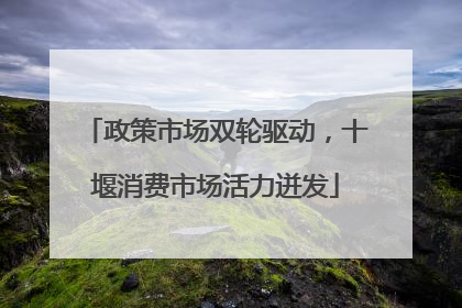 政策市场双轮驱动，十堰消费市场活力迸发