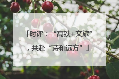 时评：“高铁+文旅”，共赴“诗和远方”