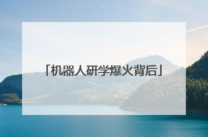 机器人研学爆火背后