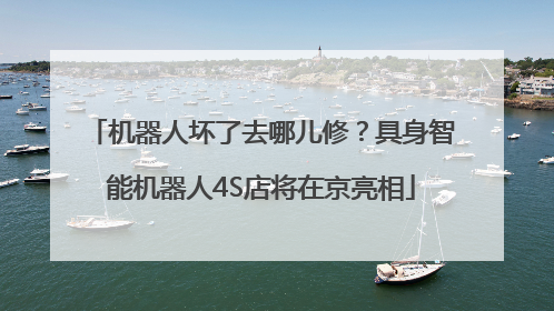 机器人坏了去哪儿修？具身智能机器人4S店将在京亮相