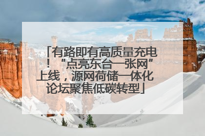 有路即有高质量充电！“点亮东台一张网”上线，源网荷储一体化论坛聚焦低碳转型