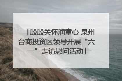 殷殷关怀润童心 泉州台商投资区领导开展“六一”走访慰问活动