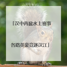 汉中再掀水上赛事 各路英豪竞逐汉江
