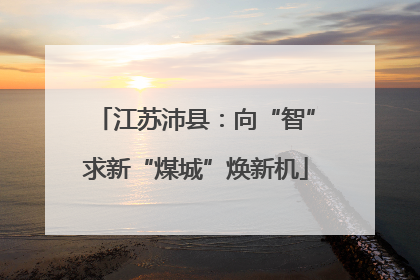 江苏沛县：向“智”求新“煤城”焕新机