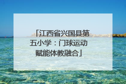 江西省兴国县第五小学：门球运动赋能体教融合
