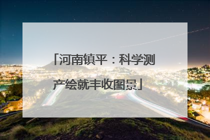 河南镇平：科学测产绘就丰收图景
