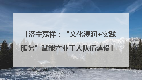济宁嘉祥：“文化浸润+实践服务”赋能产业工人队伍建设