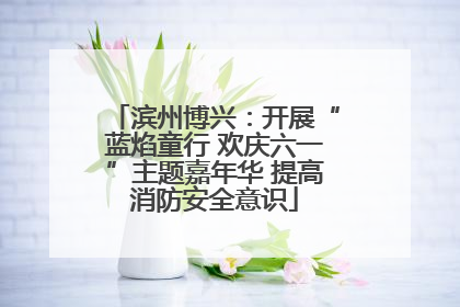 滨州博兴：开展“蓝焰童行 欢庆六一”主题嘉年华 提高消防安全意识