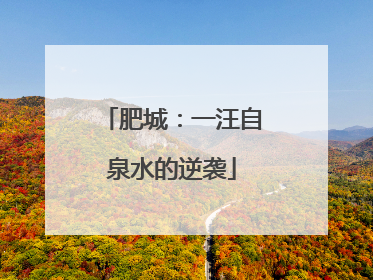 肥城：一汪自泉水的逆袭