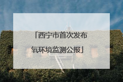 西宁市首次发布氧环境监测公报
