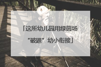 这所幼儿园用绿茵场“破题”幼小衔接