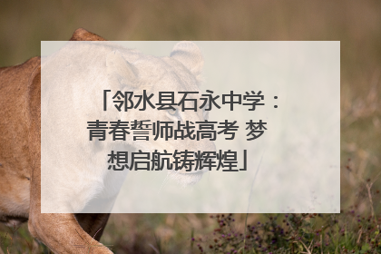 邻水县石永中学：青春誓师战高考 梦想启航铸辉煌