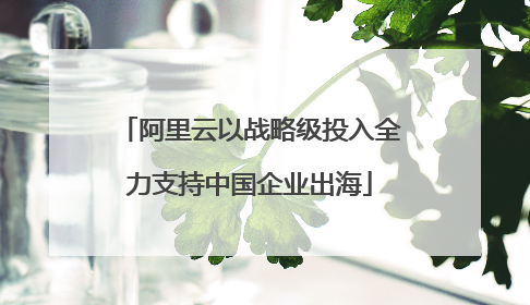 阿里云以战略级投入全力支持中国企业出海