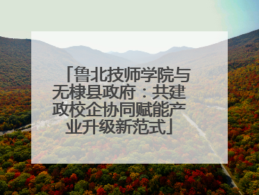 鲁北技师学院与无棣县政府：共建政校企协同赋能产业升级新范式
