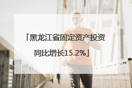 黑龙江省固定资产投资同比增长15.2%