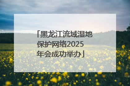 黑龙江流域湿地保护网络2025年会成功举办