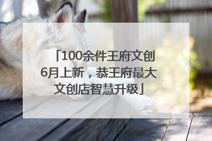 100余件王府文创6月上新，恭王府最大文创店智慧升级