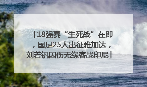 18强赛“生死战”在即，国足25人出征雅加达，刘若钒因伤无缘客战印尼