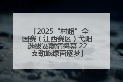 2025“村超”全国赛（江西赛区）弋阳选拔赛燃情揭幕 22支劲旅绿茵逐梦